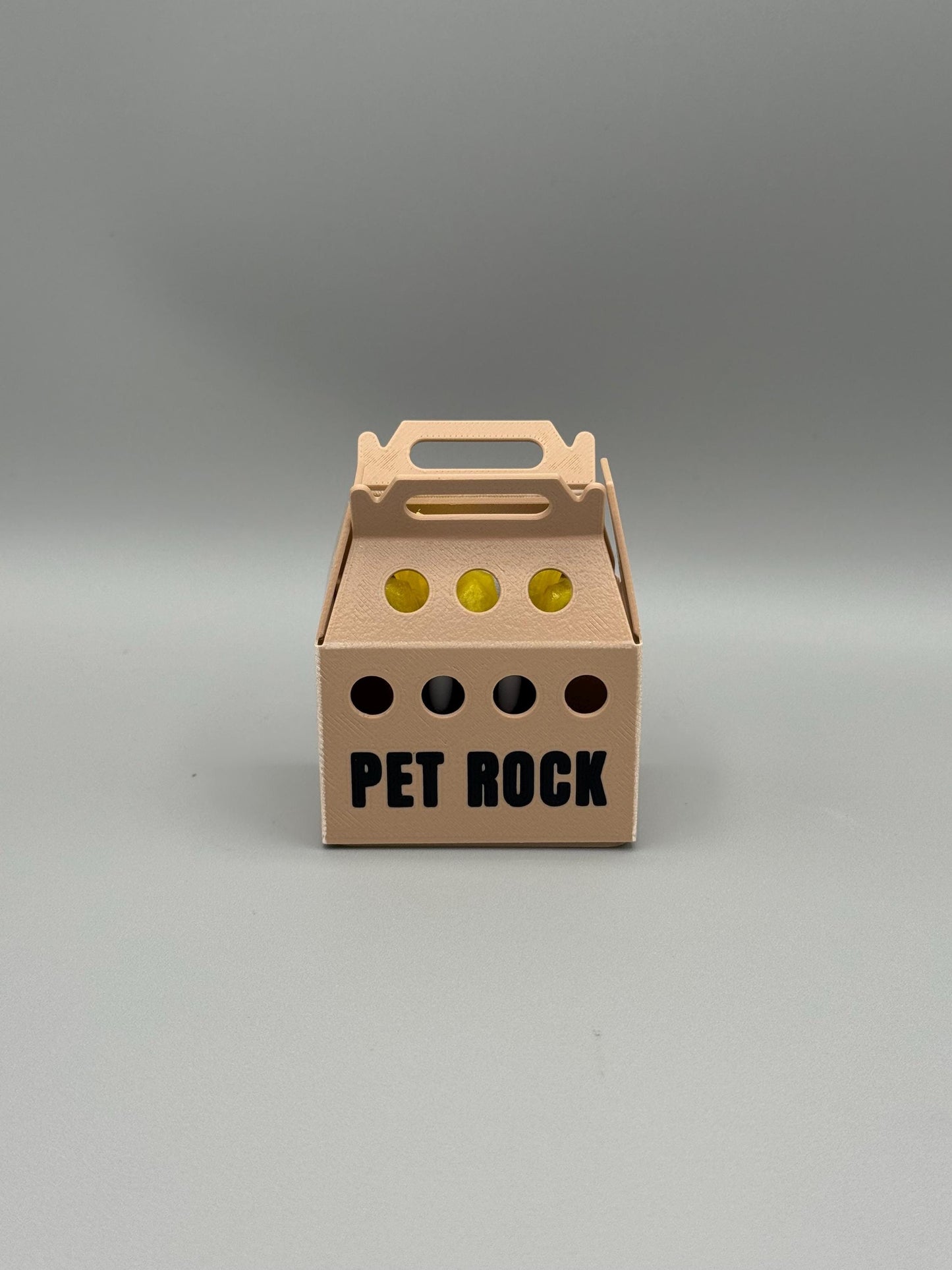 Pet Blob Rock – Mystery Collectible with Optional Carrier | 3D Printed Companion Rock Toy