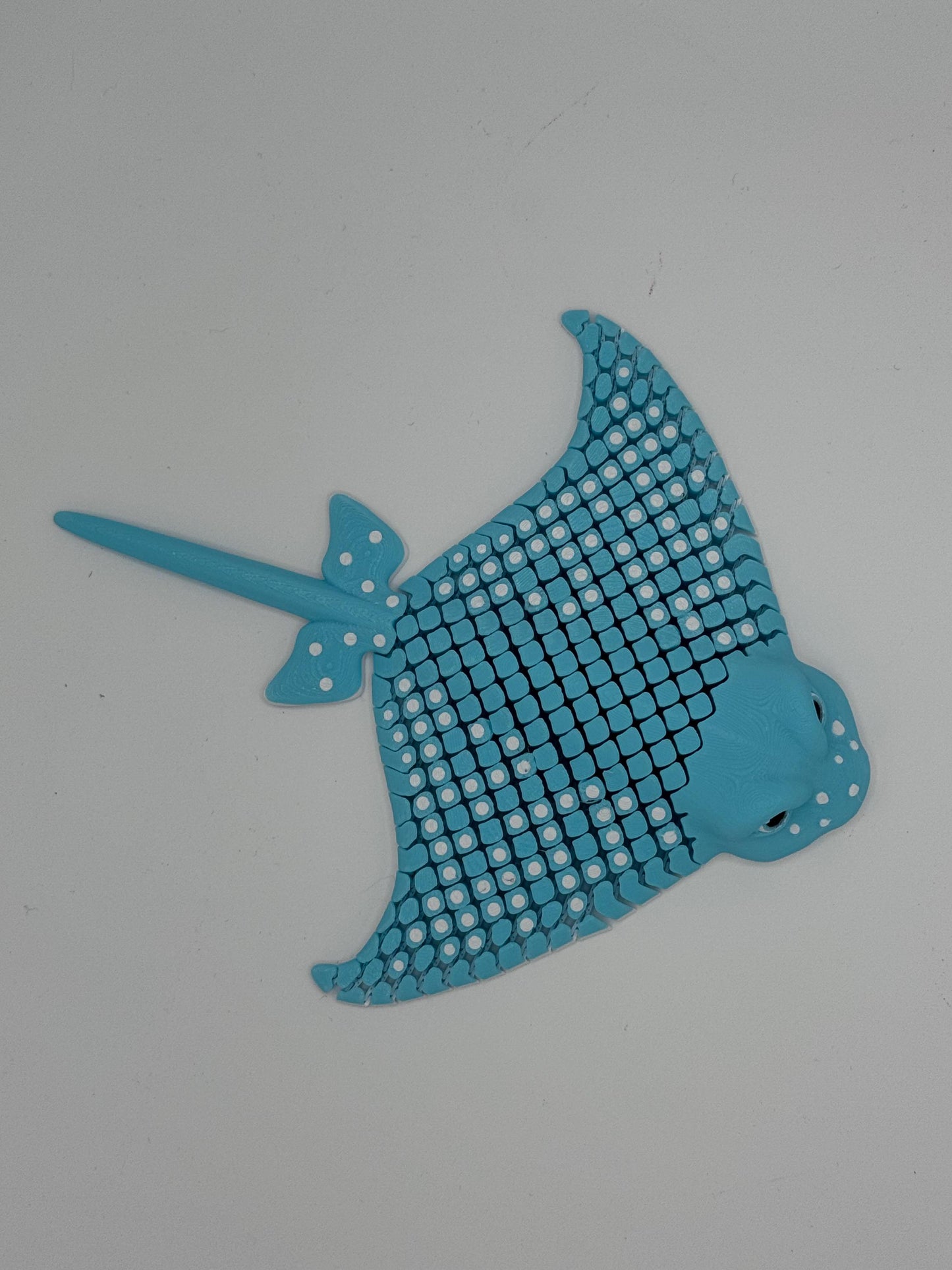 Light Blue Articulated Spotted Eagle Ray