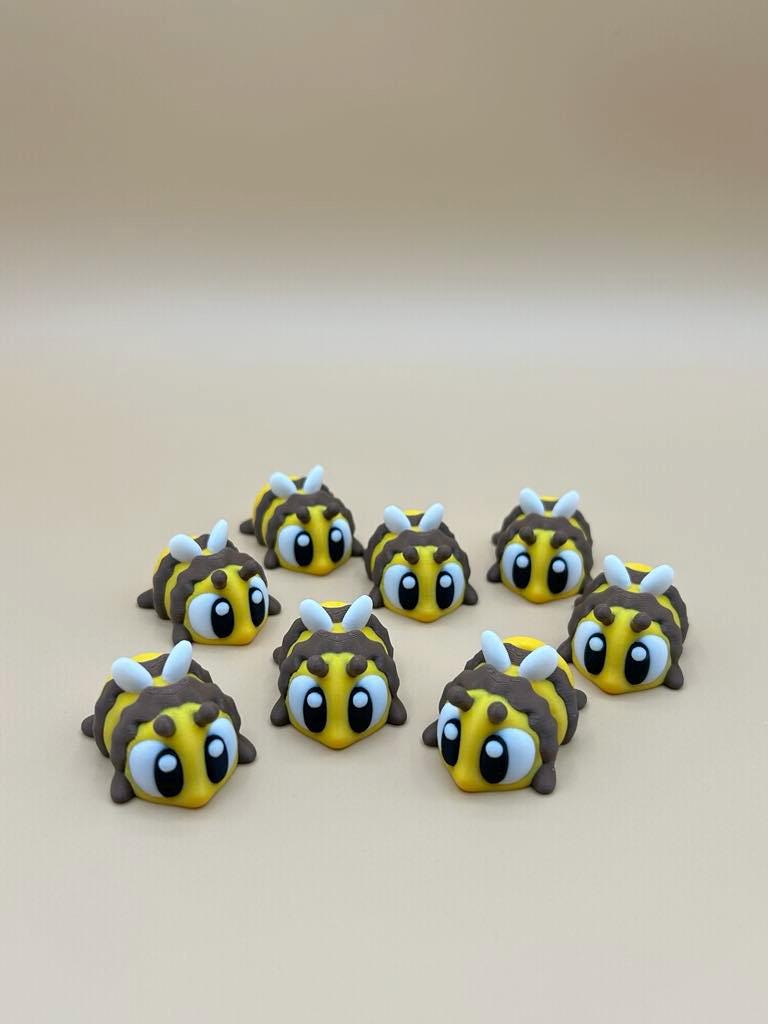 Bee Fidget Toy – 3D Printed Hive with Articulated Bees
