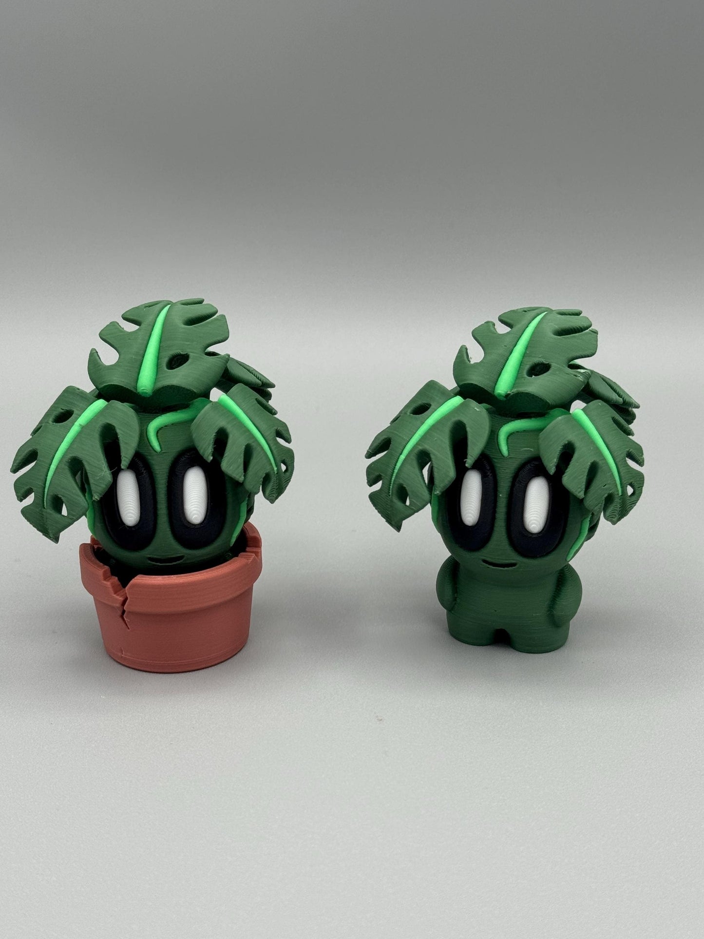 Mini Blob Plant – Cute 3D Printed Collectible Houseplant Figurine in Pot