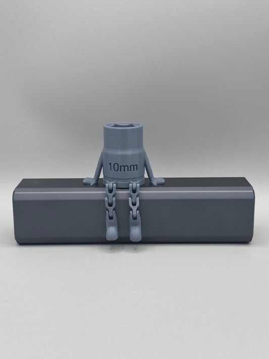 10mm Socket Buddy Gag Gift Arms & Legs 3D Printed Articulated (2 pack)