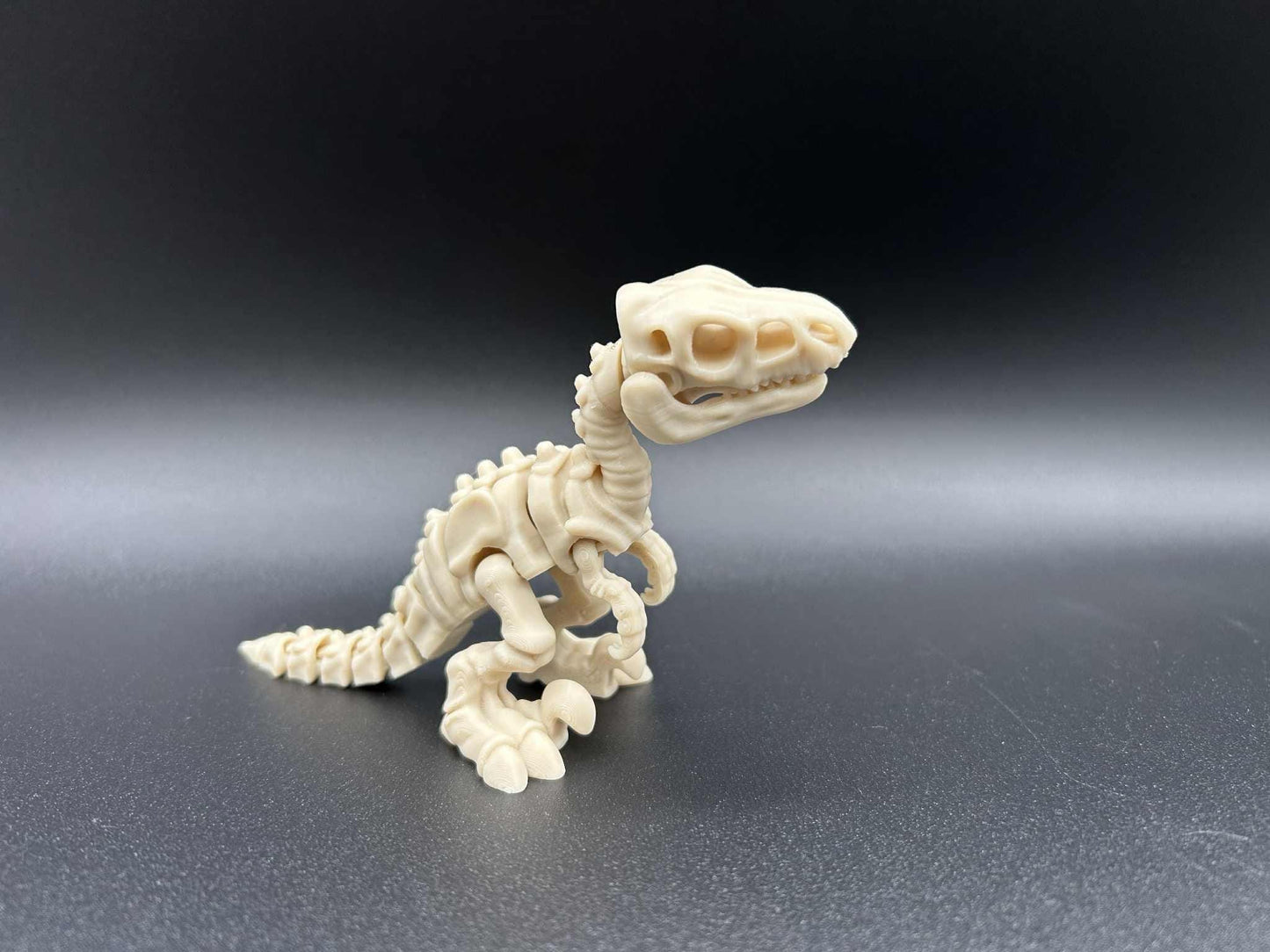Mini Dinosaur Skeleton Figurine – T-Rex, Triceratops, Raptor or Velociraptor