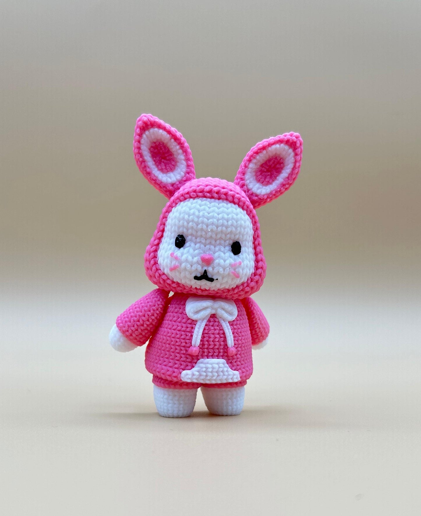 3D Printed Articulating Bunny – Crochet-Style Fidget Toy