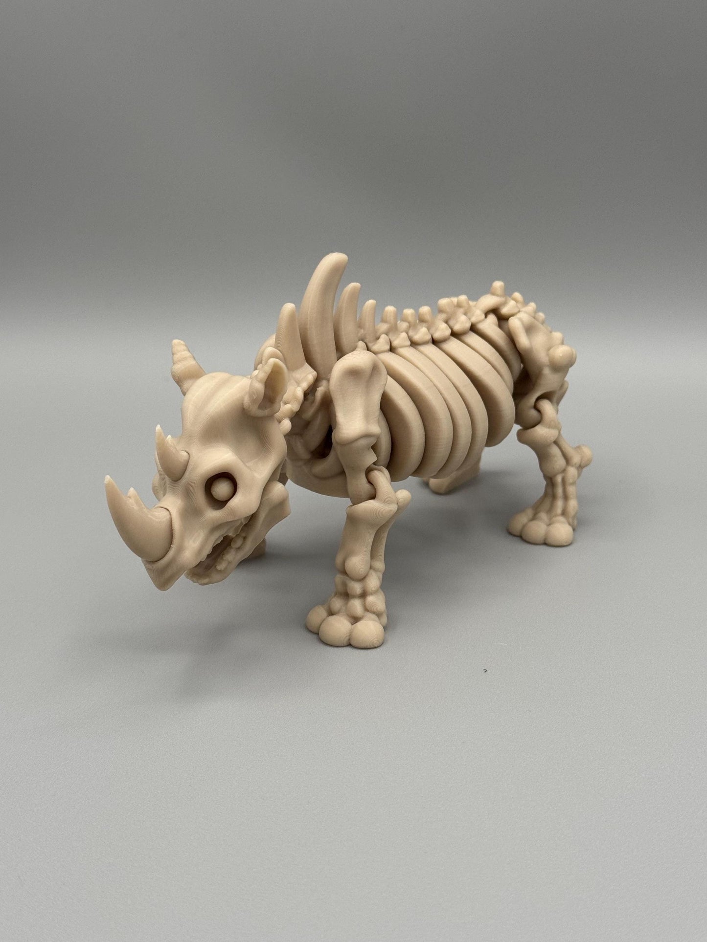 Skeleton Safari Animal Toys 3d Printed