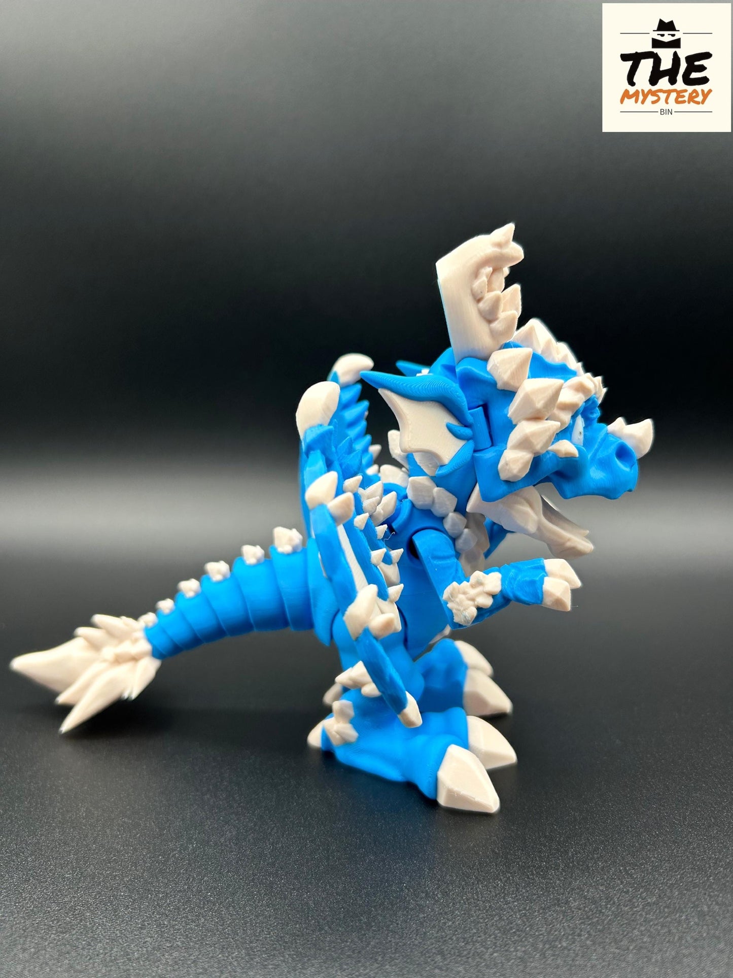 3D Printed Articulating Baby Ice Dragon
