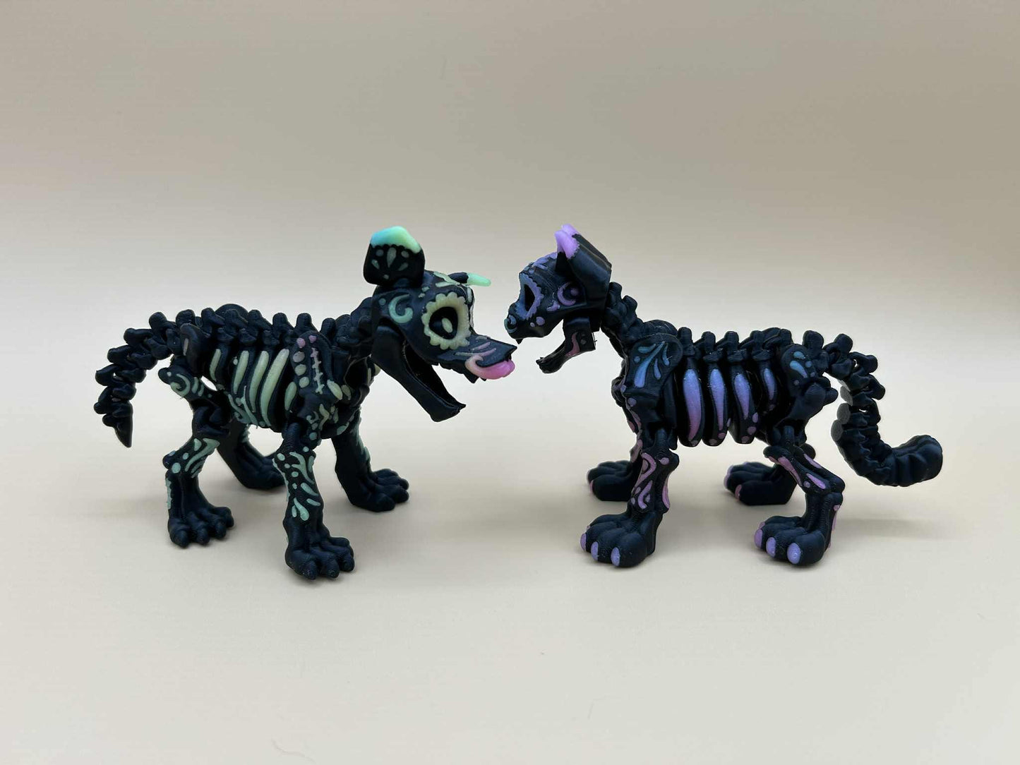 Glow-in-the-Dark Articulated Alebrije | 3D Printed Cat or Dog Figurine