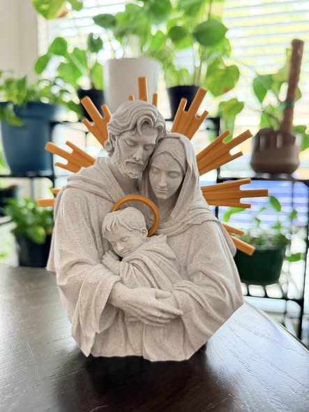 Christian Home Decor Statues - Jesus, Mary & Holy Family 3D Printed
