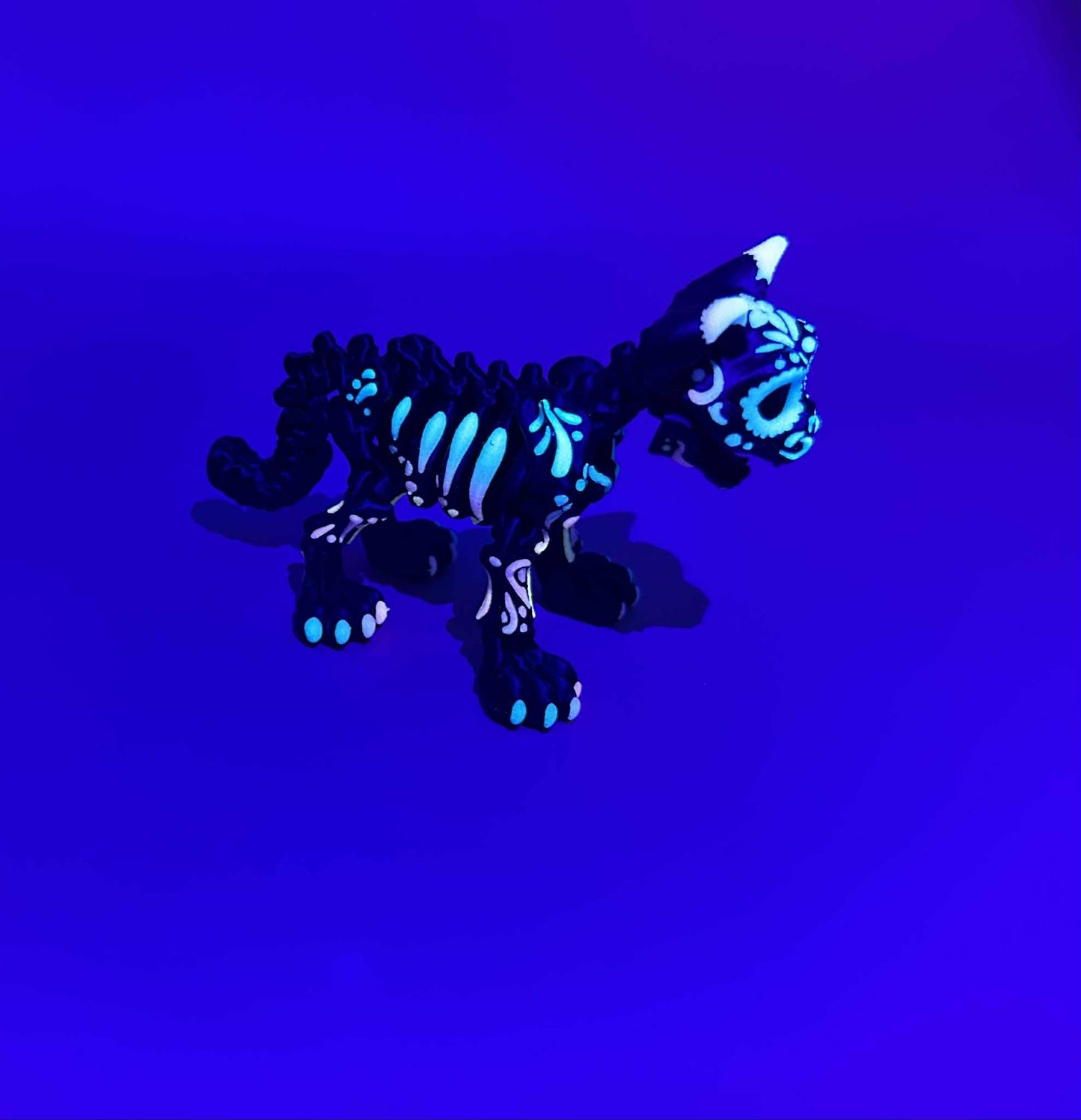 Glow-in-the-Dark Articulated Alebrije | 3D Printed Cat or Dog Figurine