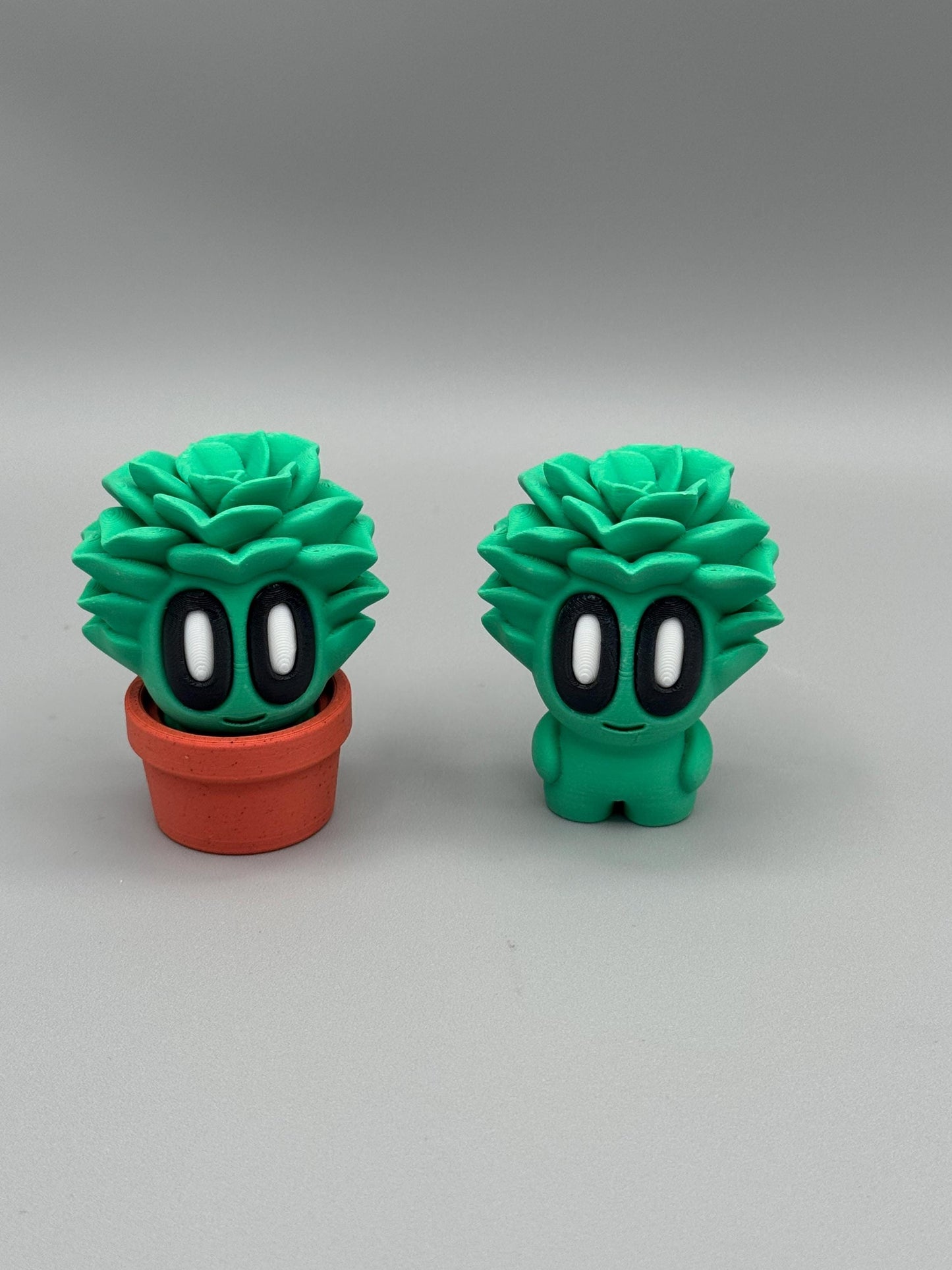 Mini Blob Plant – Cute 3D Printed Collectible Houseplant Figurine in Pot